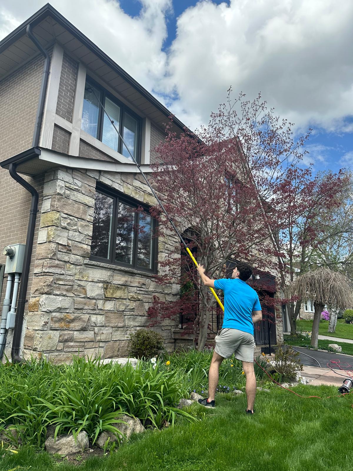 Window cleaning result 2